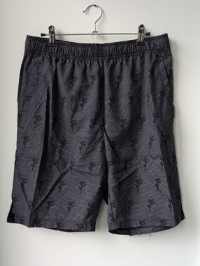 Black Pokemon Craft Elastic Waist Shorts